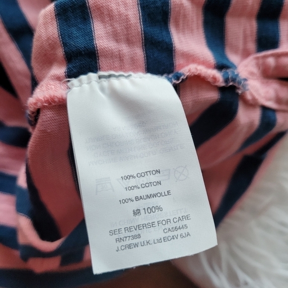 J. Crew Boatneck Stripe Top - Picture 8 of 8